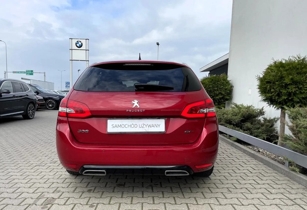 Peugeot 308 cena 68900 przebieg: 75000, rok produkcji 2018 z Białystok małe 56